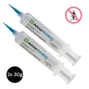 Advion Schabengel – 30 g Kartusche mit Indoxacarb zur gezielten Bekämpfung von Schaben, Silberfischchen und Papierfischchen in sensiblen Bereichen