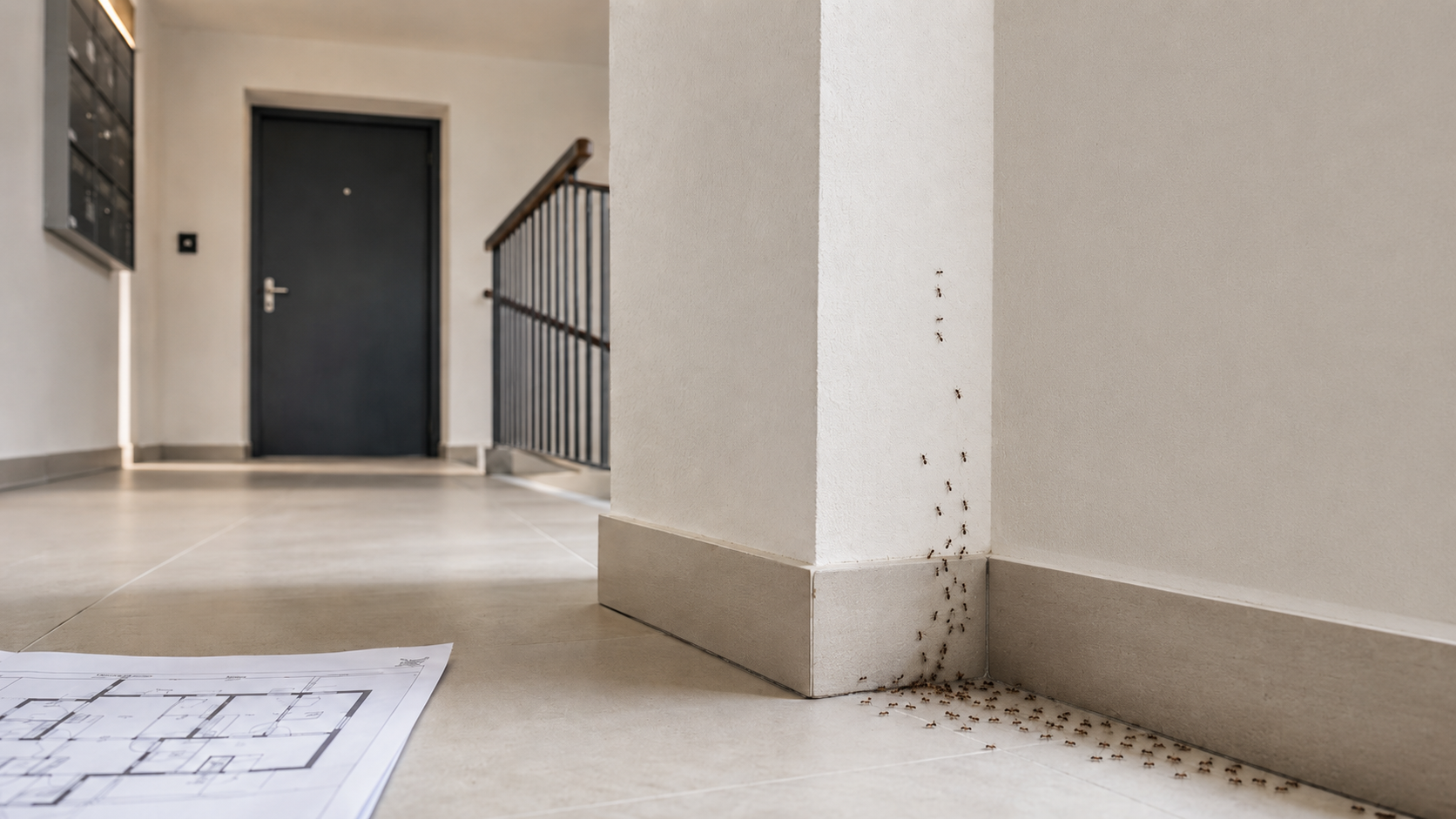 Ameisen im Mehrfamilienhaus: So handeln Hausverwaltungen strukturiert