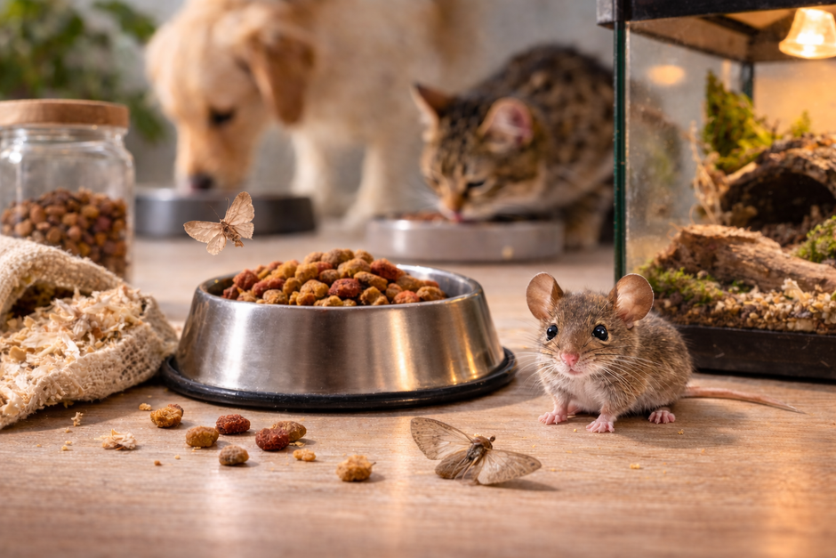 Schädlinge in Haustierbereichen: Futter, Einstreu und Wärme als Risikofaktoren