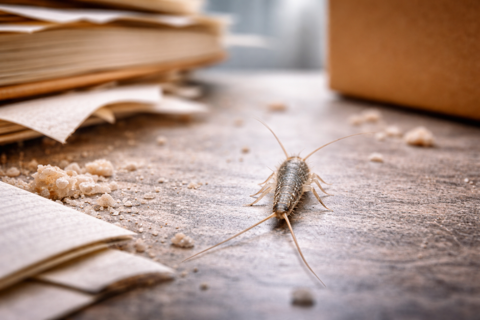 Wie bekämpfe ich Silber und Papierfische, richtig?