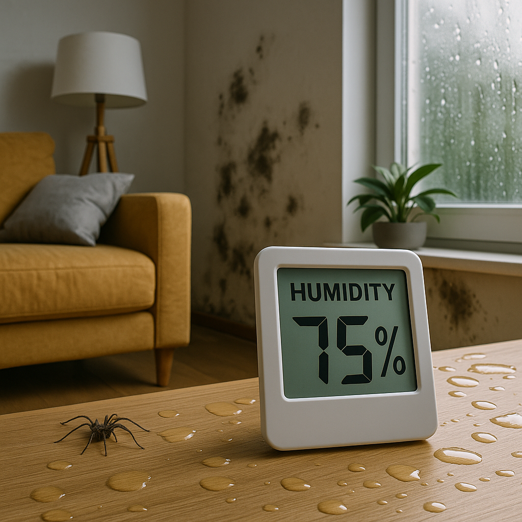 Warum Luftfeuchtigkeit Schädlinge fördert – und was du dagegen tun kannst