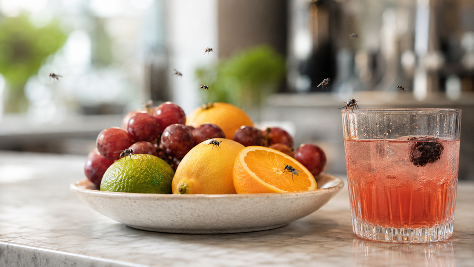 Fliegen und Fruchtfliegen in der Gastronomie: Eine hygienische Lösung für Küche, Theke und Gastraum