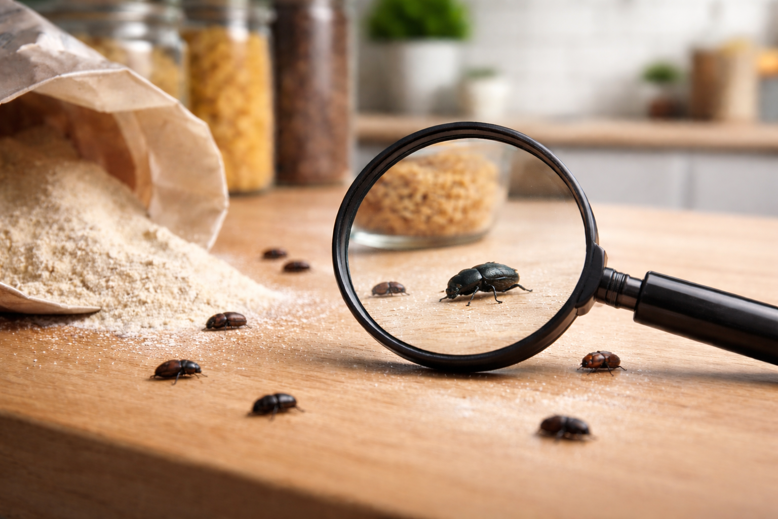 Kleine schwarze Käfer in der Wohnung – was steckt dahinter?