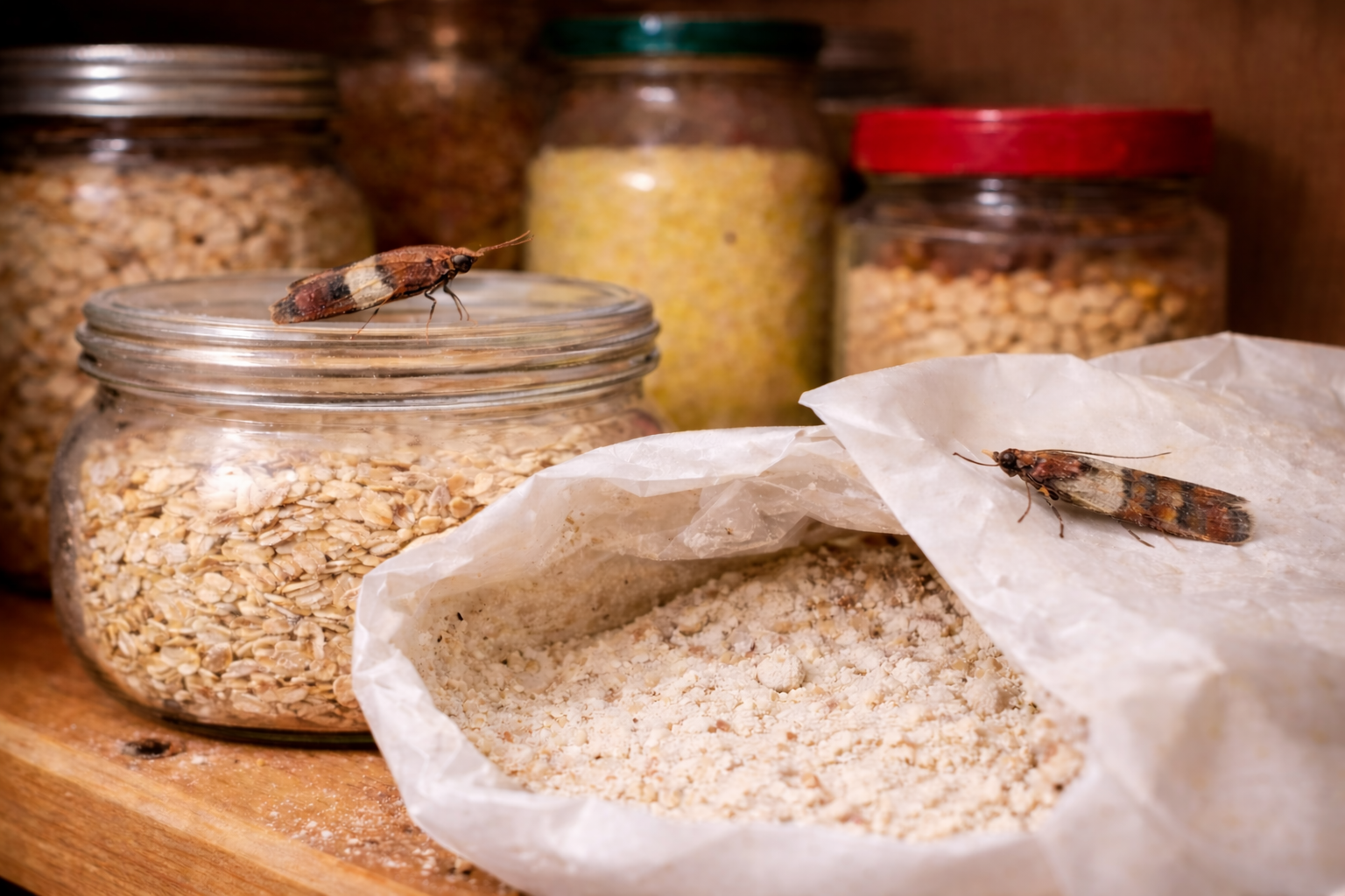 Lebensmittelmotten in der Vorratskammer – typische Verstecke ...