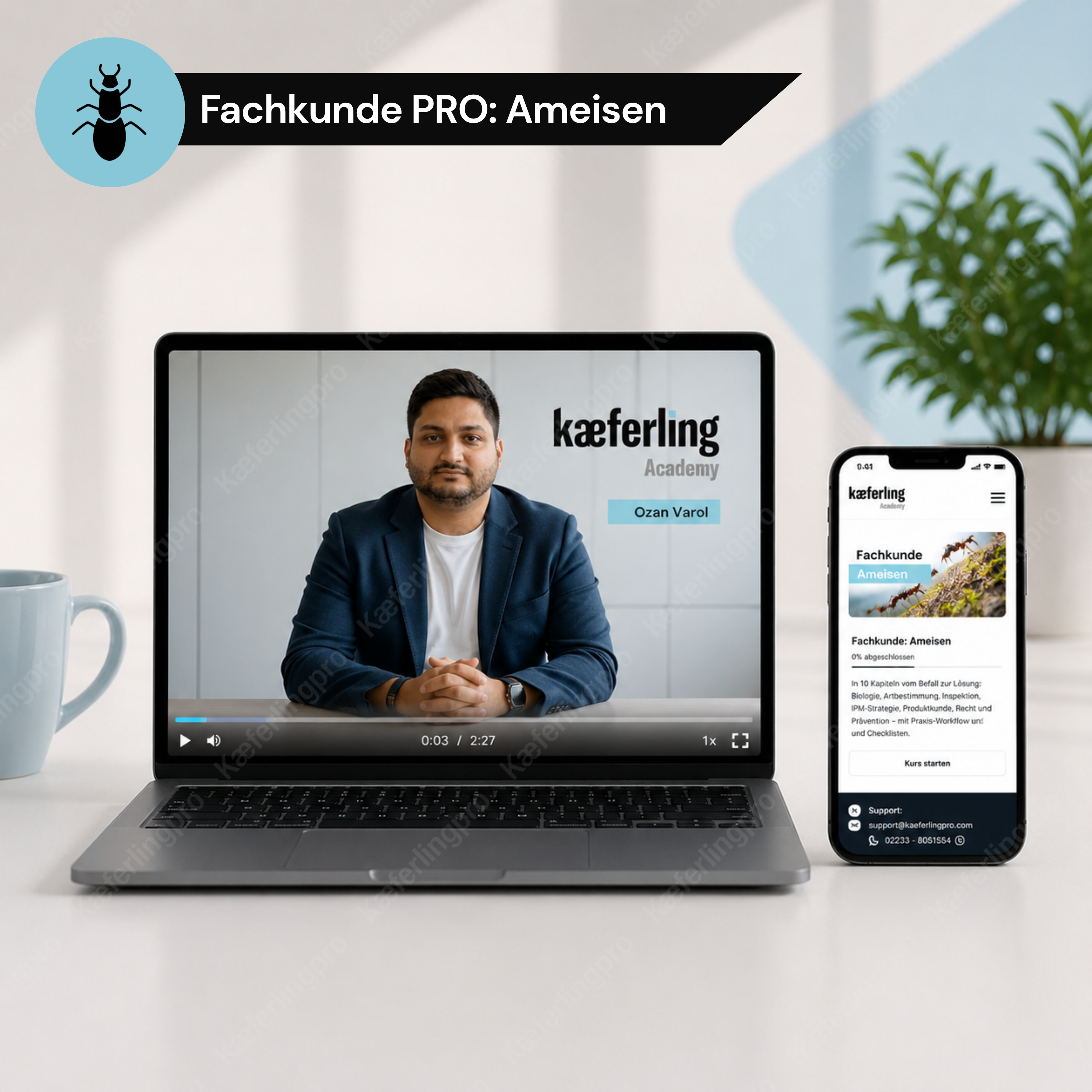 Fachkunde PRO: Ameisen – Online-Schulung mit Zertifikat