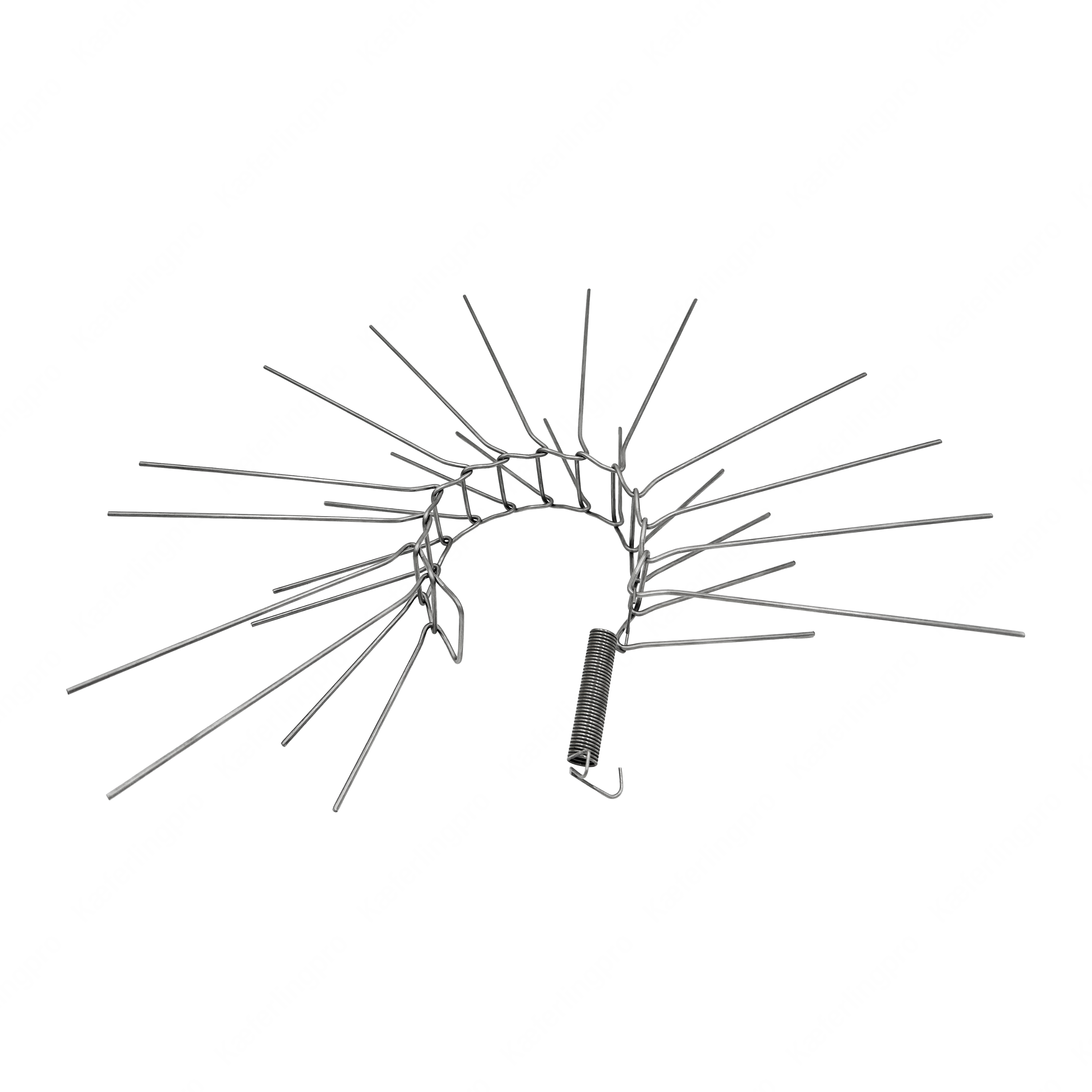 Repelente de martas para bajantes y árboles de acero inoxidable (V2A) - 1 juego (30 elementos + 2 resortes)