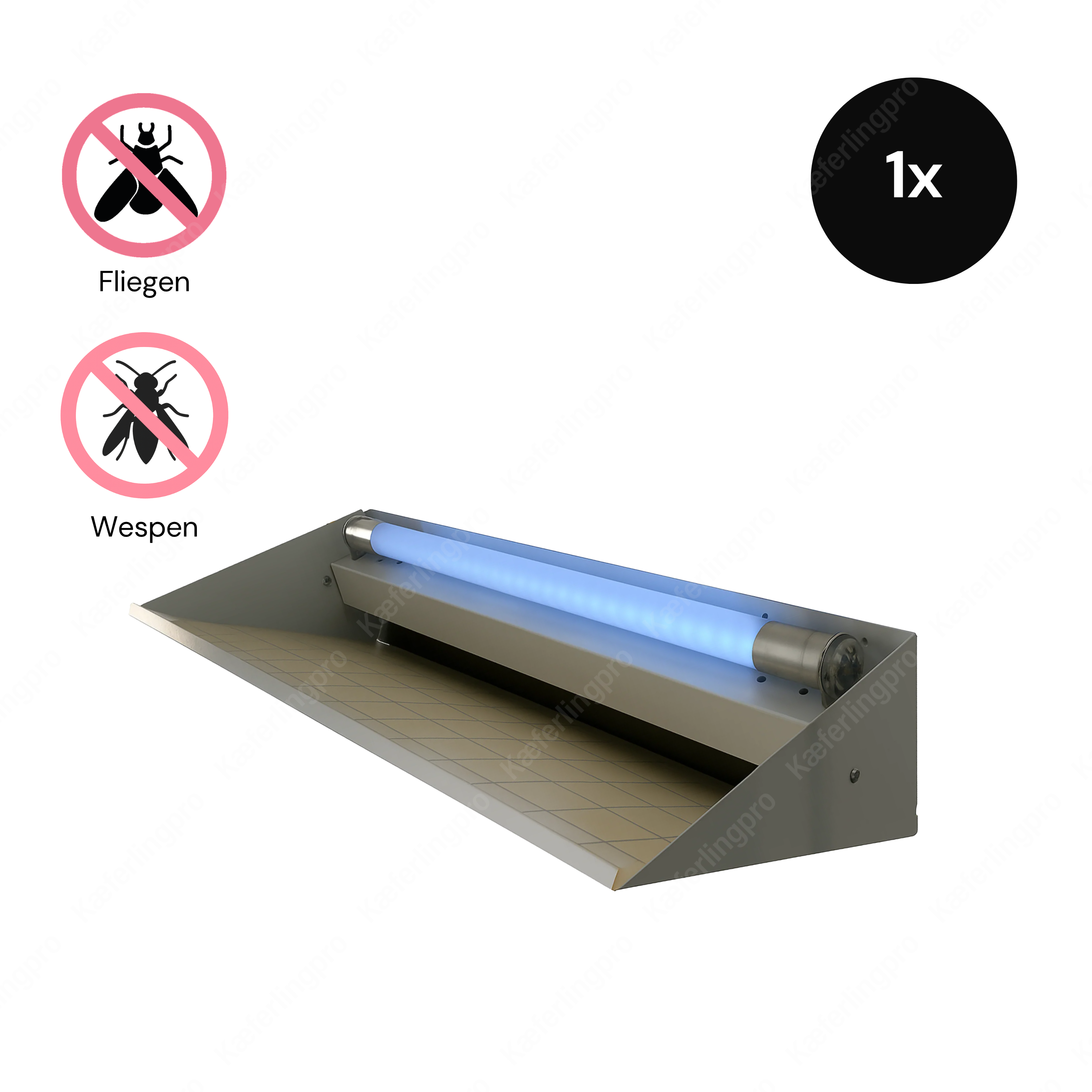nk DECO 151 LED UV device with shatter protection - white - 1 piece