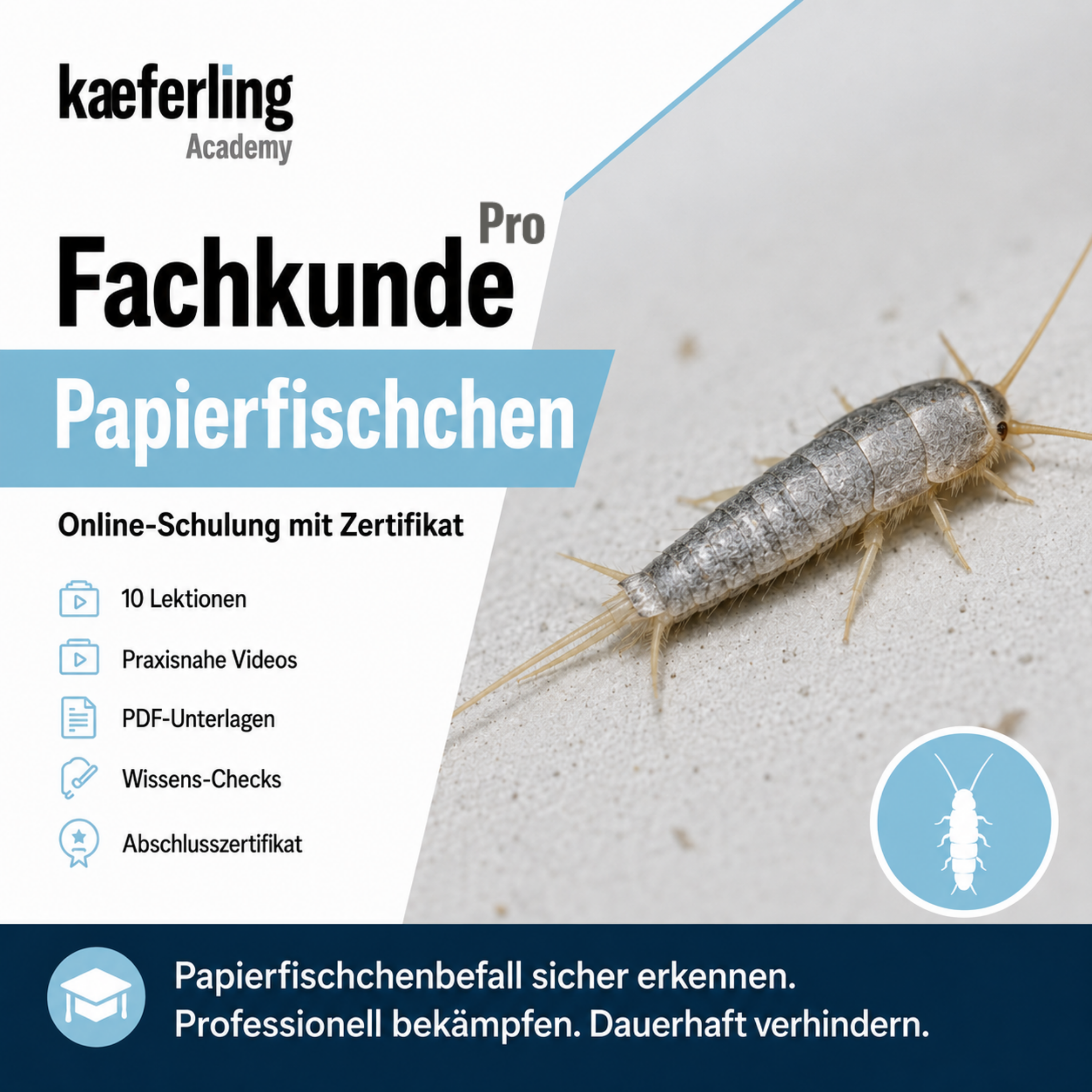 Fachkunde PRO: Papierfischchen – Online-Schulung mit Zertifikat