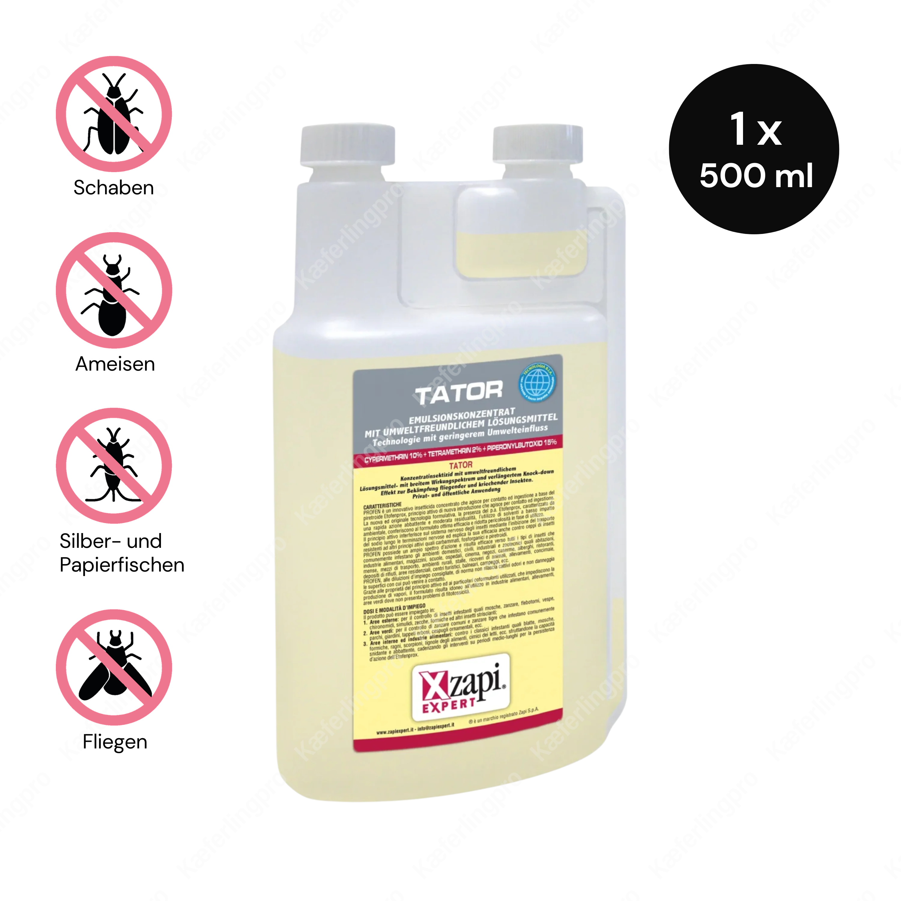 Tator - Konzentrat gegen kriechende und fliegende Insekten - 500 ml Flasche