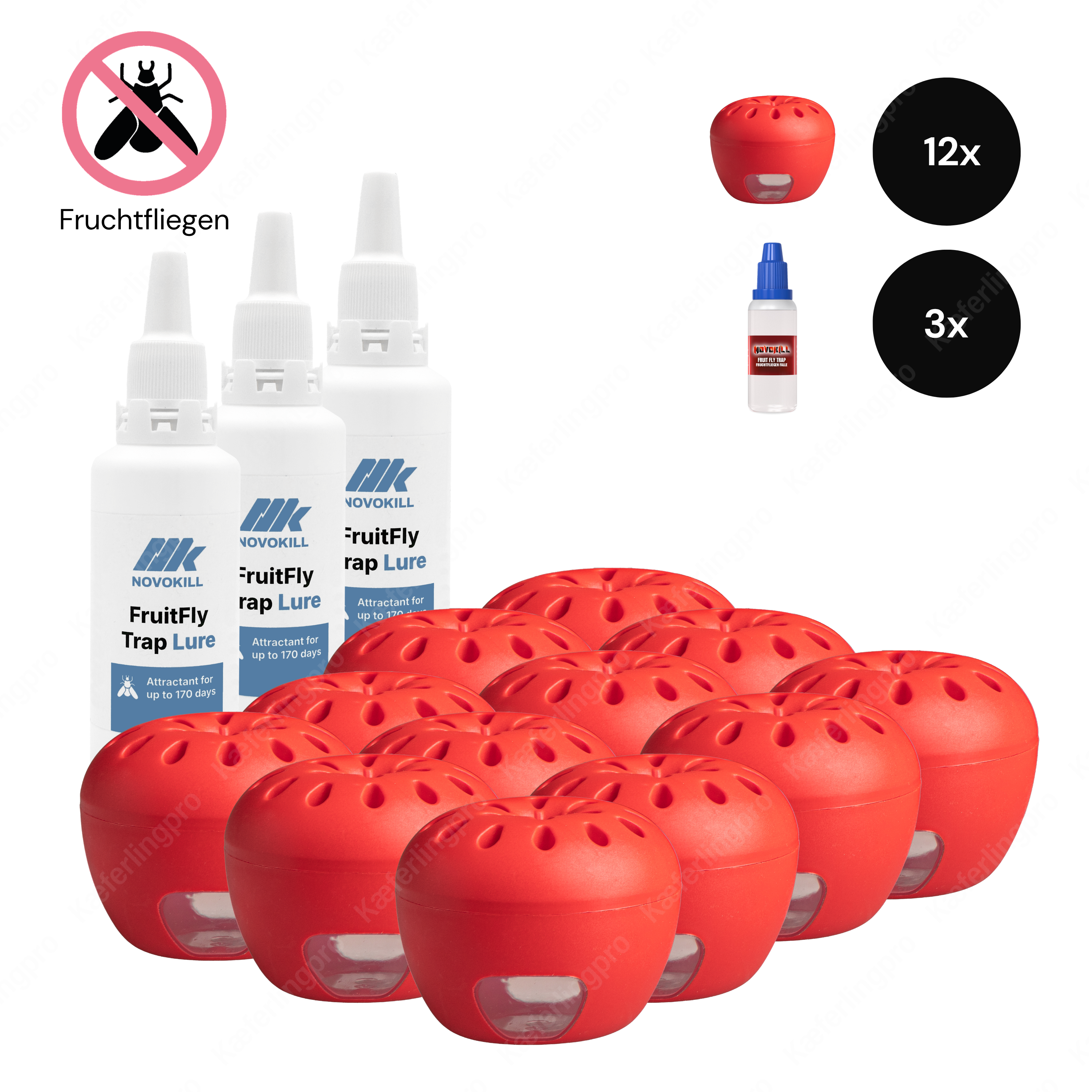 Fight Fruit Flies | nk Fruit Fly Trap 12-Pack – Kaeferling Pro