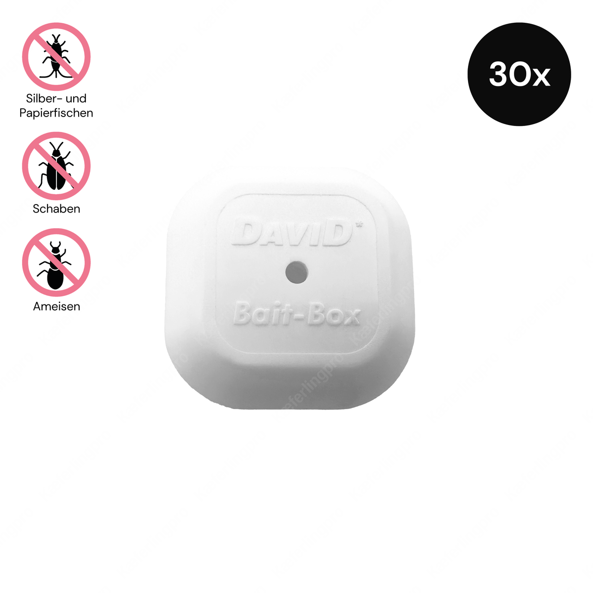 David® Leerköderdose in weiß für Gel