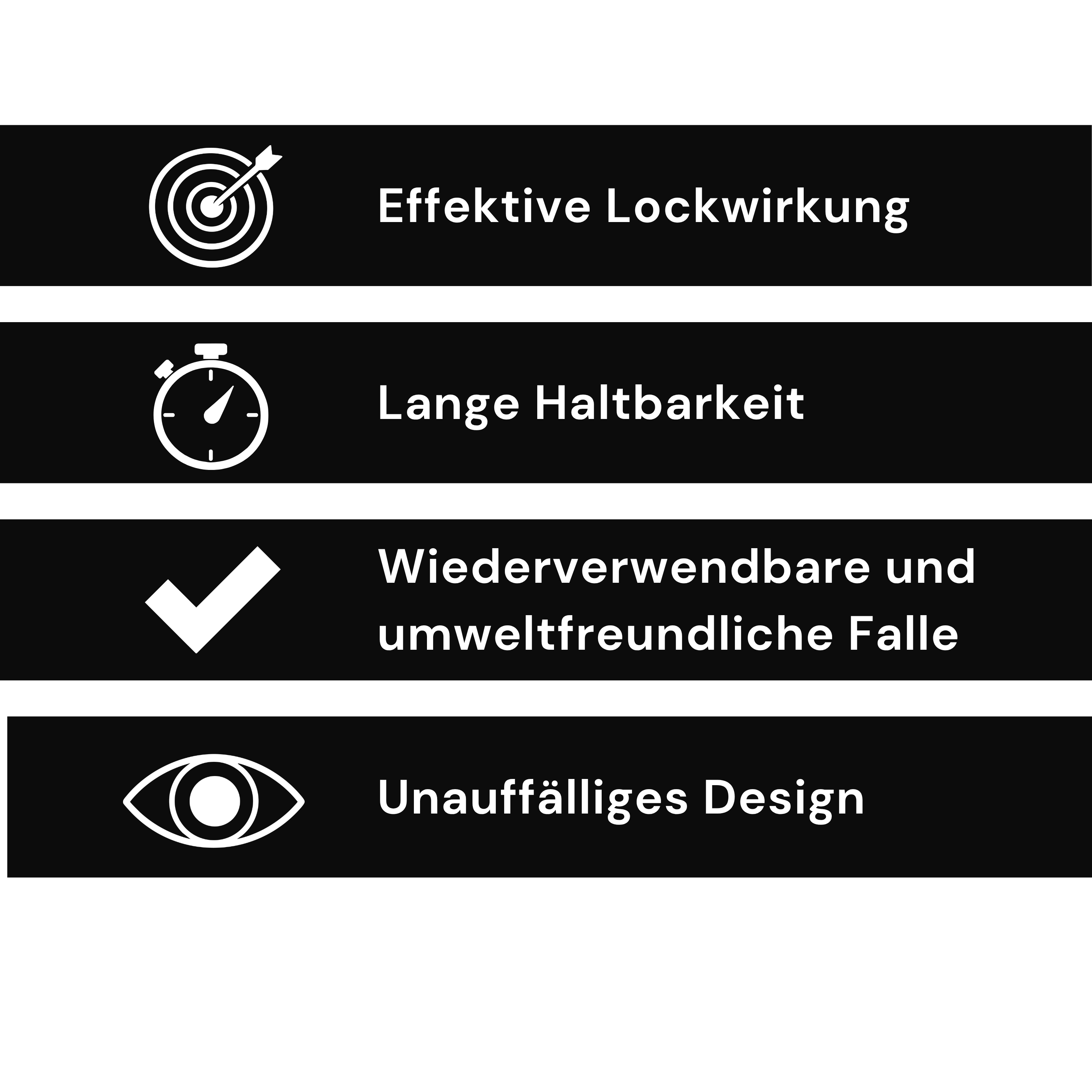 nk Atrayente para moscas de la fruta – 10x 30 ml para control efectivo de plagas