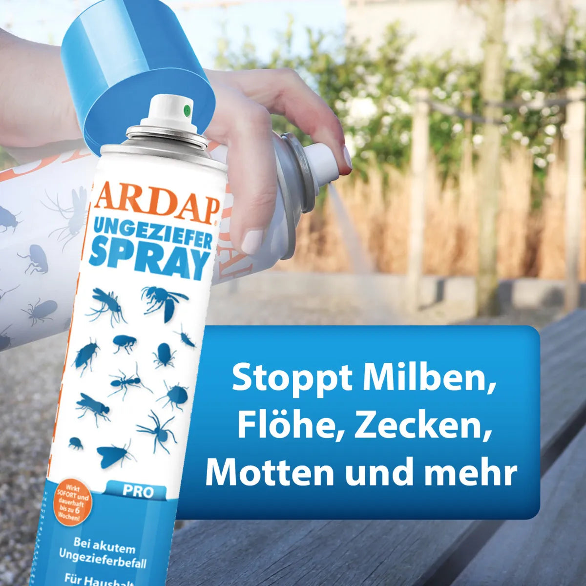Ardap PRO® Ungezieferspray - 750 ml Aerosoldose
