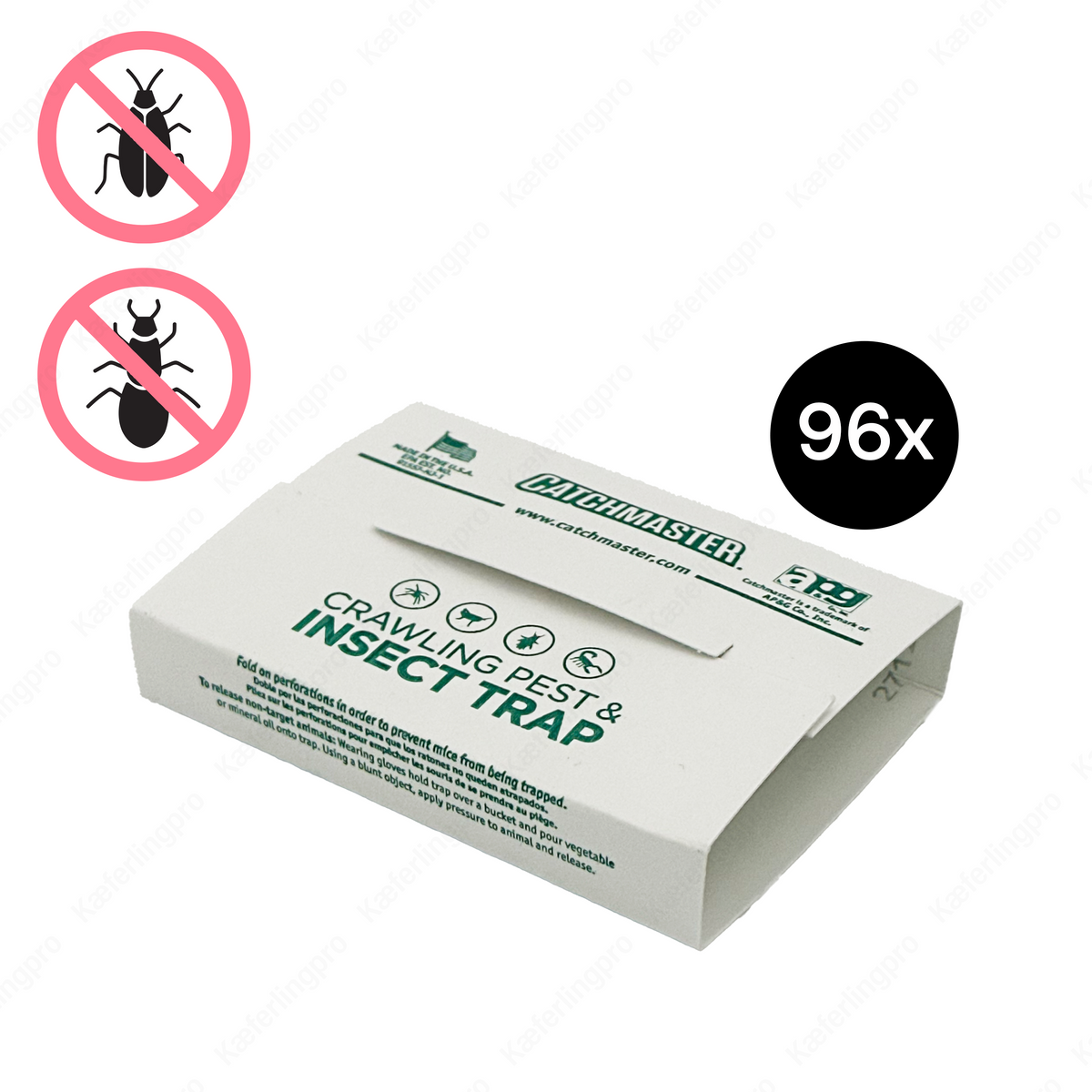 Catchmaster Universal Insect Trap – 96 Pieces for Indoor Use ...