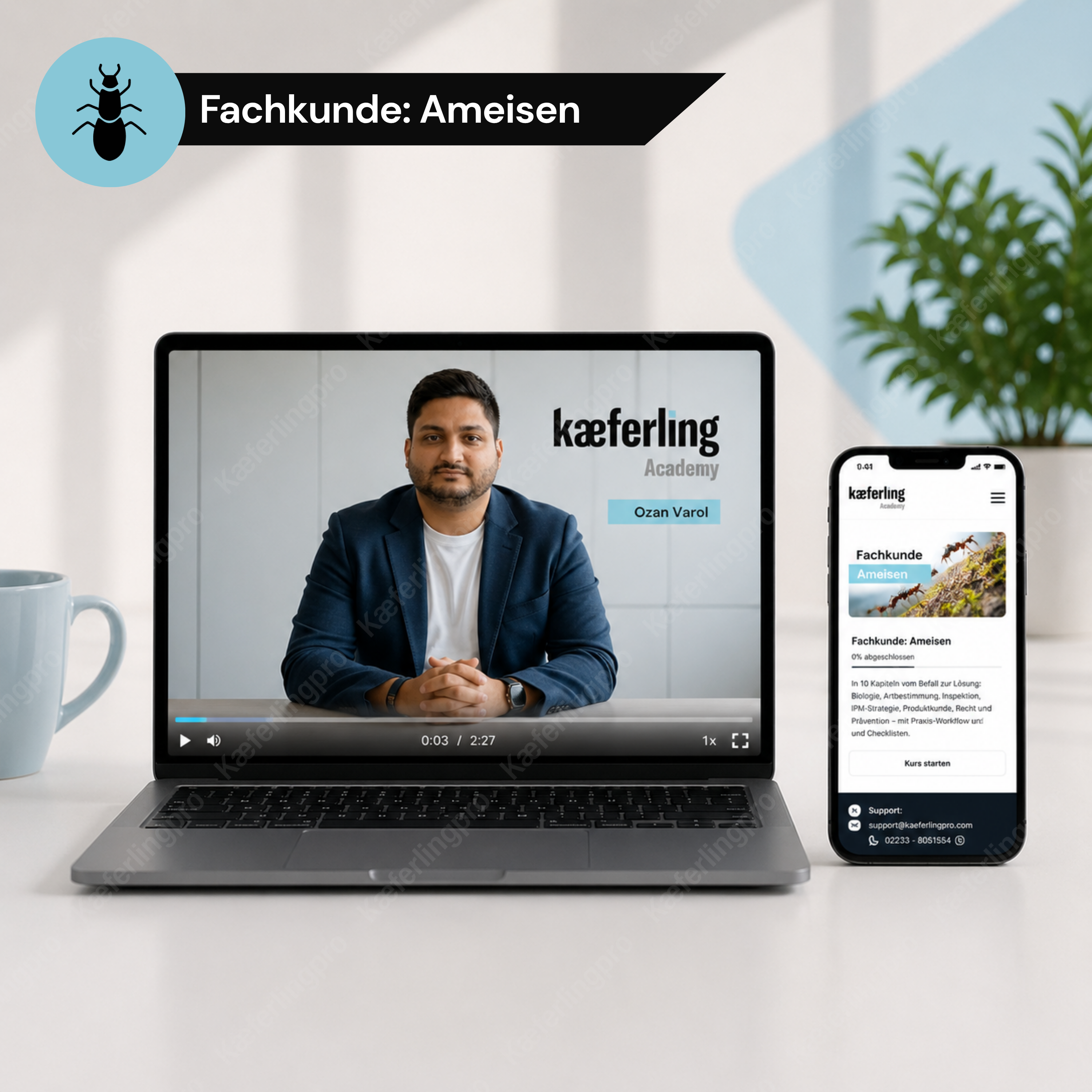 Fachkunde PRO: Ameisen – Online-Schulung mit Zertifikat