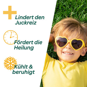 Recotin Patches – schnelle Hilfe bei Insektenstichen. Lindern Juckreiz, fördern die Heilung und kühlen angenehm. Hautfreundlich & kindgerecht.