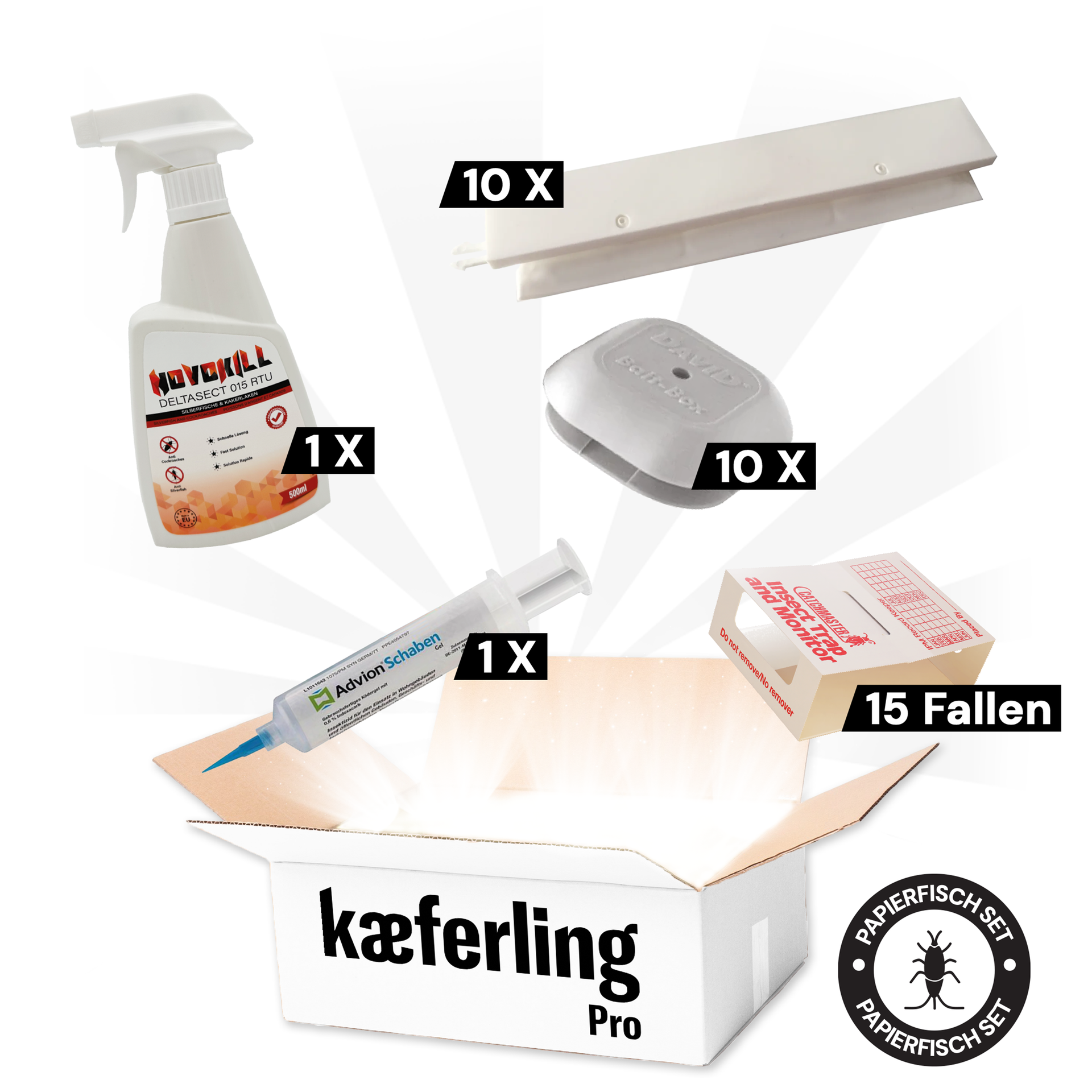 Set Kaeferling Pro per pesciolini di carta