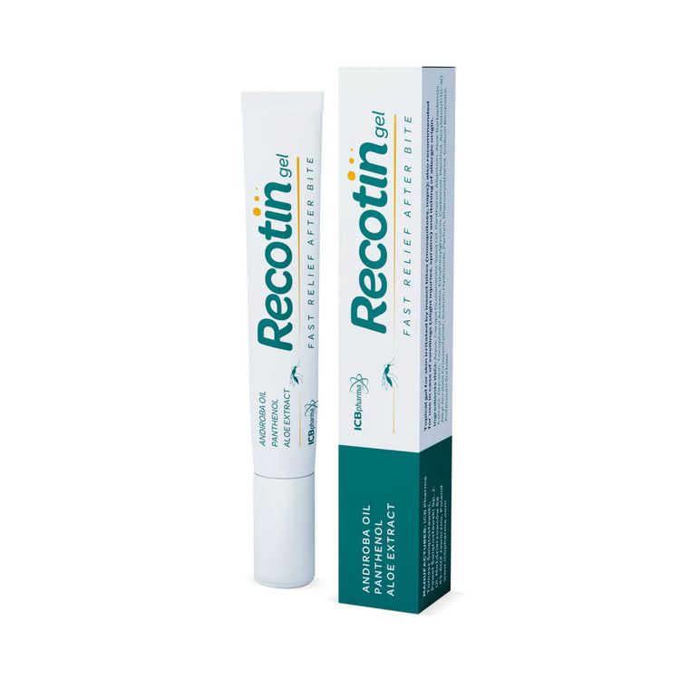 RECOTIN Mückenstich Gel – beruhigendes, kühlendes Gel bei Insektenstichen für Kinder und Erwachsene, ohne Kortison, in handlicher Tube