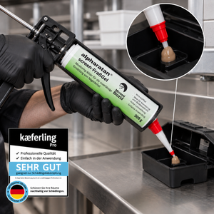 alpharatan SCREEN Fraß-Gel 300 g in Kartuschenpistole – saubere Dosierung in eine offene Köderstation