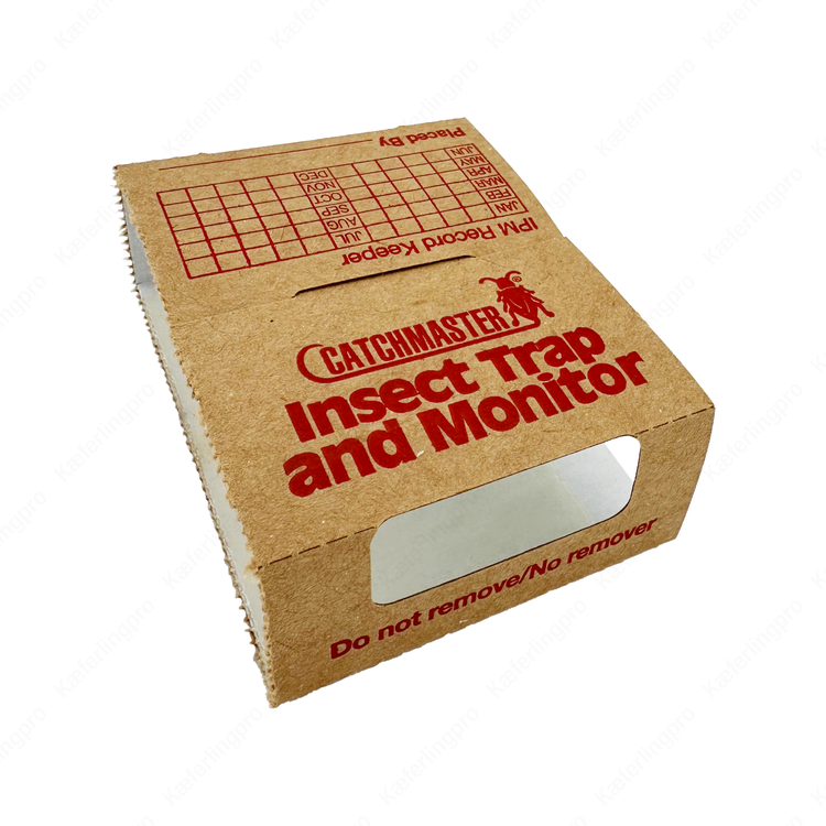 Catchmaster Insect Trap and Monitor – Klebefalle zum Monitoring von Krabbelinsekten (Papp-Falle mit Sichtfenster)