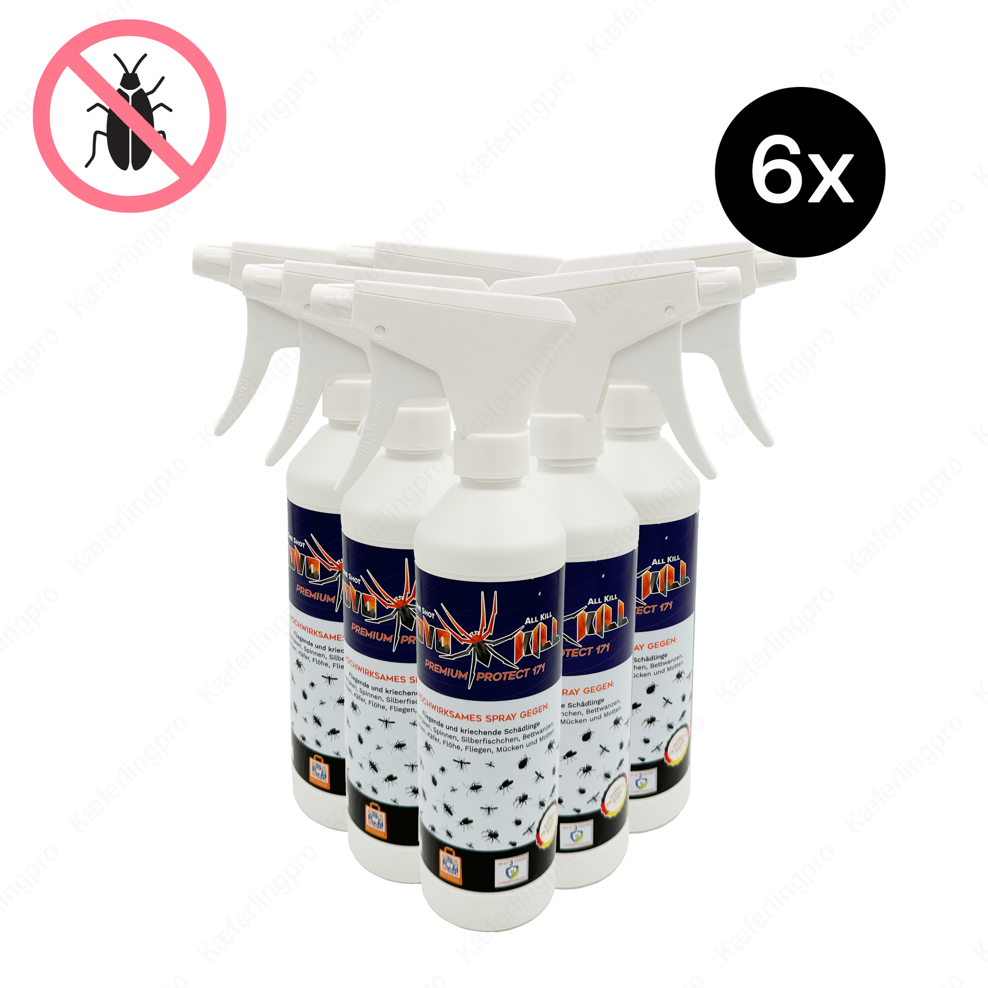 nk Premium Protect 171 insect spray - 6x 500ml spray bottle