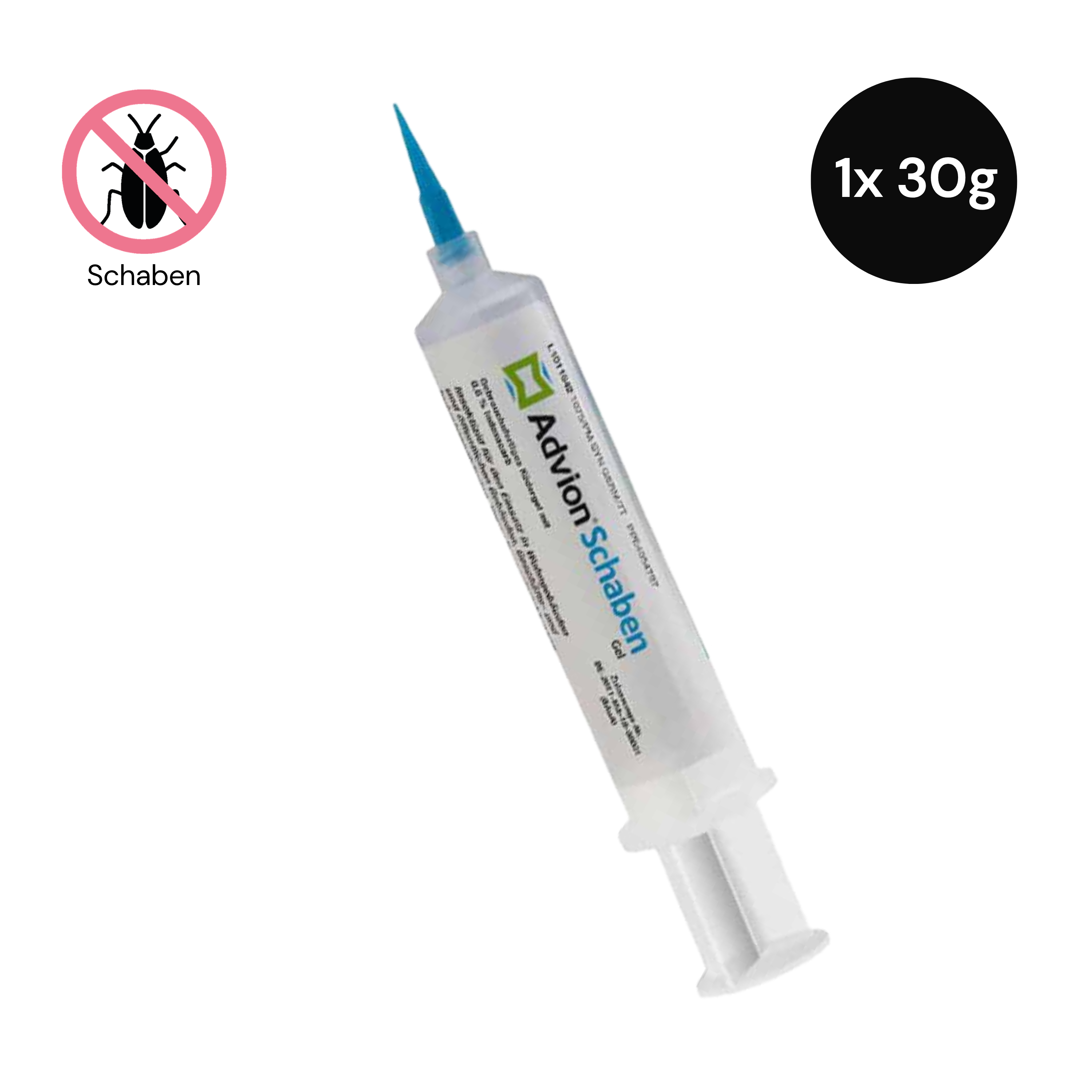 Advion Schaben Gel 30 g in Applikationsspritze zur Schädlingsbekämpfung gegen Schaben